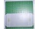 Part No: 30225pb02  Name: Baseplate, Road 16 x 16 with Light Gray Driveway, White Danger Stripes, and Yellow Trucks Pattern