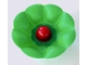 Part No: 31631cx1  Name: Primo Plant Rubber Flower 3 x 3 with 8 Petals and Red Center Stud