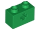 Part No: 32064  Name: Technic, Brick 1 x 2 with Axle Hole