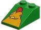 Lot ID: 290479192  Part No: 3298pb089  Name: Slope 33 3 x 2 with McDonald's Chicken Head Pattern