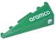 Part No: 3505pb09  Name: Wedge 5 x 2 Right with White 'aramco' and 'XP' Logos Pattern (Stickers) - Set 76925