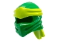 Part No: 40925pb19  Name: Minifigure, Headgear Ninjago Wrap Type 4 with Molded Lime Headband  Pattern