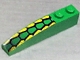 Part No: 42022pb10  Name: Slope, Curved 6 x 1 with Repeating Hexagonal Scale Pattern (Sticker) - Set 4589