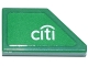 Part No: 5091pb020  Name: Tile, Modified 1 x 2 Wedge Left with White 'citi' Logo Pattern (Sticker) - Set 76925