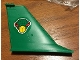 Part No: 54094pb04  Name: Tail 14 x 2 x 8 with Box and Arrows and Globe Green Cargo Pattern on Both Sides (Stickers) - Set 60022
