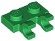 Part No: 60470a  Name: Plate, Modified 1 x 2 with 2 U Clips (Horizontal Grip)