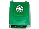 Lot ID: 370030179  Part No: 61780pb006  Name: Container, Box 2 x 2 x 2 - Top Opening with Green Recycling Arrows in White Circle Pattern (Sticker) - Set 70424
