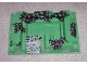 Part No: 6261px1  Name: Baseplate, Raised 32 x 48 x 6 with Center Pit and Stones Pattern