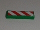 Part No: 63864pb045R  Name: Tile 1 x 3 with Red and White Danger Stripes Pattern Model Right Side (Sticker) - Set 60097