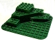 Lot ID: 367732595  Part No: 6433  Name: Duplo, Baseplate Raised 12 x 12 with Three Level Corner
