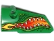 Part No: 64683pb088 Name: Technic, Panel Fairing # 3 Small Smooth Long, Side A with Red and Yellow Flames, Lime and Dark Green Scales and Skin, and Dragon Mouth with Sharp Teeth Pattern (Sticker) - Set 42149 Part No: 64683pb088 Name: Technic, Panel Fairing # 3 Small Smooth Long, Side A with Red and Yellow Flames, Lime and Dark Green Scales and Skin, and Dragon Mouth with Sharp Teeth Pattern (Sticker) - Set 42149