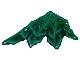 Lego part: Cloth Wing Dragon Left, Sand Green Ribs, Lime and Dark Green Scales Pattern