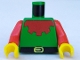 Part No: 973p48c01  Name: Torso Castle Forestman with Red Collar, Black Belt, and Yellow Buckle Pattern / Red Arms / Yellow Hands