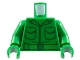 Part No: 973pb0627c01  Name: Torso Army Jacket with Pockets and Belt Pattern / Green Arms / Green Hands