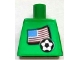 Lot ID: 206776187  Part No: 973pb0778  Name: Torso Soccer US Goalie, US Flag Sticker Front, White Number Sticker Back Pattern (specify number in listing)