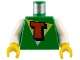 Part No: 973px39c01  Name: Torso FreeStyle Timmy White/Yellow Triangle and Red T Pattern / White Arms / Yellow Hands