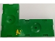 Part No: BA186pb01  Name: Stickered Assembly 24 x 16 x 1.33 with Yellow Minifigure Soccer Player Pattern on Green Background (Sticker) - Set 3570 - 2 Sports Field Section 8 x 16, 1 Tile 2 x 2