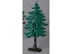 Part No: FTpine1  Name: Plant, Tree Flat Pine painted with solid base (1950s version)