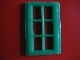 Part No: bwindow02  Name: Window 6 Pane for Slotted Bricks