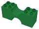 Part No: x1108  Name: Duplo, Brick 2 x 6 x 2 with Curved Center