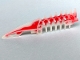 Lot ID: 399353404  Part No: 63149pb01  Name: Bionicle Weapon Spined Long Blade with Marbled Red Pattern
