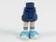 Lot ID: 408895314  Part No: 11202c00pb13  Name: Mini Doll Hips and Shorts with Light Nougat Legs, White Socks with Dark Blue Stripes, and Medium Azure Shoes with White Soles and Laces Pattern - Thick Hinge
