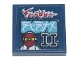 Lot ID: 403205815  Part No: 11203pb059  Name: Tile, Modified 2 x 2 Inverted with Ninjago Logogram 'STREET NINJA II' and White and Red Ninja Video Game Pattern (Sticker) - Set 71741