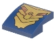 Lot ID: 389700630  Part No: 15068pb454  Name: Slope, Curved 2 x 2 x 2/3 with Gold and Copper Armor Plates Pattern