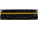 Part No: 15458pb009  Name: Technic, Panel Plate 3 x 11 x 1 with Dark Blue and Yellow Stripe Pattern (Sticker) - Set 42055