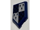 Lot ID: 364226151  Part No: 22385pb221  Name: Tile, Modified 2 x 3 Pentagonal with Dark Blue and Light Bluish Gray Ravenclaw Banner Pattern (Sticker) - Set 76395