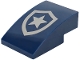 Part No: 24309pb070  Name: Slope, Curved 3 x 2 with Silver Police Star Badge Logo Pattern