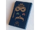 Part No: 26603pb125  Name: Tile 2 x 3 with Gold Mask, Rings and Tiara Pattern (Sticker) - Set 41344