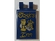 Part No: 30350bpb107  Name: Tile, Modified 2 x 3 with 2 Clips with Wine Goblets, Grapes and 'José's Inn' Pattern