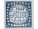 Lot ID: 251164084  Part No: 3068pb0341  Name: Tile 2 x 2 with Silver 'Brick Fever' and Lights Pattern