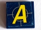 Lot ID: 283695966  Part No: 3068pb1015  Name: Tile 2 x 2 with Yellow Agents Logo Pattern (Sticker) - Set 8636