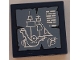Part No: 3068pb1508  Name: Tile 2 x 2 with MetalBeard's Sea Cow Ship Pattern (Sticker) - Set 70810