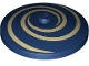 Part No: 3960pb081 Name: Dish 4 x 4 Inverted (Radar) with Solid Stud with Tan Spirals / Swirls Pattern Part No: 3960pb081 Name: Dish 4 x 4 Inverted (Radar) with Solid Stud with Tan Spirals / Swirls Pattern