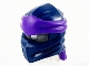 Part No: 40925pb15  Name: Minifigure, Headgear Ninjago Wrap Type 4 with Molded Dark Purple Headband  Pattern