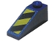 Part No: 4286pb017L  Name: Slope 33 3 x 1 with Black and Yellow Danger Stripes Pattern Model Left Side (Sticker) - Set 7703