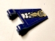 Part No: 44676pb050L  Name: Flag 2 x 2 Trapezoid with Gold and White Armor Pattern Model Left Side (Sticker) - Set 70642