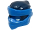 Part No: 4910pb06  Name: Minifigure, Headgear Ninjago Wrap Type 6 with Molded Blue Wraps and Knot Pattern