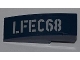 Part No: 50950pb055R  Name: Slope, Curved 3 x 1 with 'LFEC68' Pattern Model Right Side (Sticker) - Set 6867