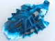 Part No: 53549pb01  Name: Bionicle Foot Toa Inika Elliptical with Marbled White Pattern