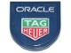 Part No: 5520pb012 Name: Tile, Round 2 x 2 Half Circle Extended with White 'ORACLE' and Bright Green and Red 'TAG HEUER' Shield Logo Pattern (Sticker) - Set 77243 Part No: 5520pb012 Name: Tile, Round 2 x 2 Half Circle Extended with White 'ORACLE' and Bright Green and Red 'TAG HEUER' Shield Logo Pattern (Sticker) - Set 77243