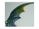 Part No: 55706pb01  Name: Dragon Wing 8 x 10, Green and Yellow Trailing Edge Pattern