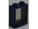 Part No: 60592c03  Name: Window 1 x 2 x 2 Flat Front with Trans-Black Glass (60592 / 60601)