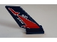 Lot ID: 366714560  Part No: 6239pb090  Name: Tail Shuttle with Red Lightning and 'AIR SHOW' Pattern on Both Sides (Stickers) - Set 60177