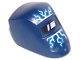 Part No: 65195pb02  Name: Minifigure, Visor Welding with Lightning Blue and White Pattern