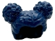 Part No: 65579  Name: Minifigure, Hair Female with Center Part and 2 Space Buns on Top