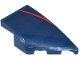 Part No: 6929pb002  Name: Wedge 4 x 2 Right No Studs with Red Curved Line Pattern (Sticker) - Set 77243
